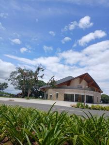 a building on the side of a road at Gorgora Eco Resort in Gorgora