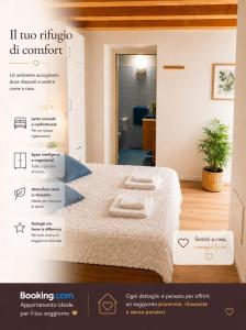 a poster of a bed in a room at Casa Giorgia Collio Suite in Cormòns