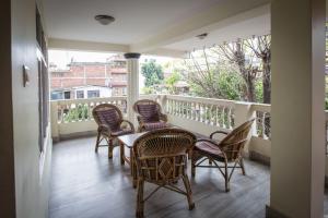 Balkón nebo terasa v ubytování Hotel Yambu kathmandu
