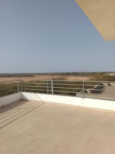 a view from the roof of a building at Les chambres de la mangrove in Somone