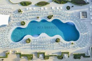 an aerial view of a resort with a swimming pool at Sea Breeze Baku in Baku