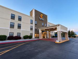 a rendering of a hotel with a parking garage at Comfort Inn & Suites Harvey - Chicago Southland in Harvey