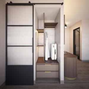 a bathroom with a shower and a sink at The Berkeley Richmond, Outset Collection by Hilton in Richmond +22 photos