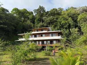 a house in the middle of a forest at Villa Encanto in Bahía Solano