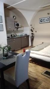 Kuchyňa alebo kuchynka v ubytovaní Apartment Jakubská 676