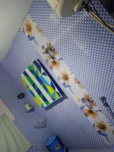 a group of bees on a bathroom floor at Karnai Residency in Srinagar