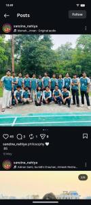 a picture of a group of people in blue tshirts at Al amin in Bell Post Hill