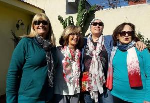 a group of four women posing for a picture at San Francisco Home in San Francisco