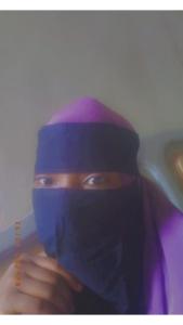 a person with a mask on their face at Aromat villa in Kano