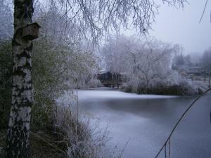 Le Chalet Pré de la Fontaine v zimě