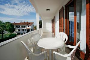 Balkón nebo terasa v ubytování Apartments AVA