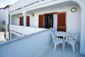 Balkón nebo terasa v ubytování Apartments AVA