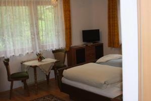 Postel nebo postele na pokoji v ubytování Haus Stöckl