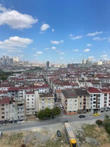 a view of a city with buildings and cars at Classic Suite BH13 in Esenyurt