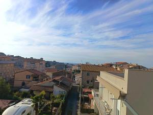 a view of a city street with buildings at Sara's Home Vetralla in Vetralla