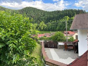 a view from the roof of a house at Pensiunea Hanzu Darius in Gura Râului