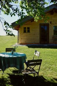 O grădină în afara Ferienhaus Holzchalet