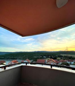 a view of a city from a balcony at Apartman LUXE STAY Vujović in Bileća