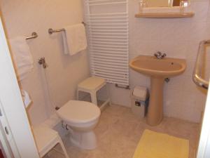 Koupelna v ubytování Puszta Hotel