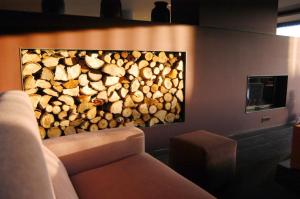 TV a/nebo společenská místnost v ubytování Hotel Bernat de So