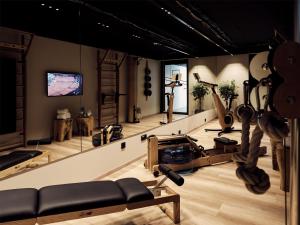 a room filled with lots of musical instruments at Schwabinger Wahrheit by Geisel in Munich