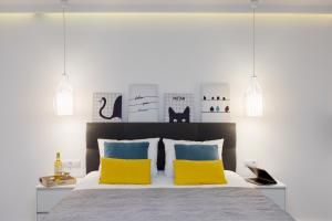 Postel nebo postele na pokoji v ubytování Apartamenty MISTRAL