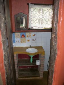Ванна кімната в Pousada Beija-Flor