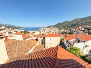 a view from the roofs of a city at Samos Vista Azzurra 2 in Samos