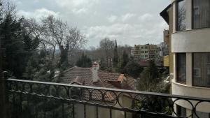 a view of a city from a balcony of a building at Briz in Varna City