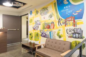 Posezení v ubytování Hostel Jiizu