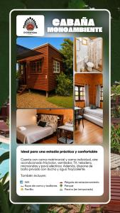 a catalogue of a small house with a flyer at Monoambiente D'Charruas in Chajarí
