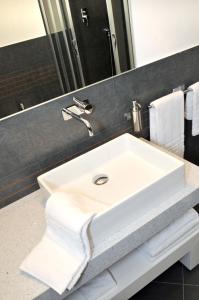 Koupelna v ubytování Hotel Monte Sarago