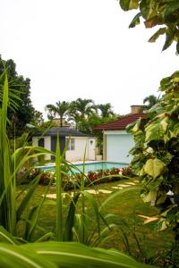a house with a swimming pool in a yard at Villa La Dueña Perfect Escape in Las Terrenas