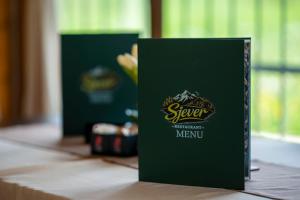 a box sitting on top of a table at Hotel Sjever in Šavnik