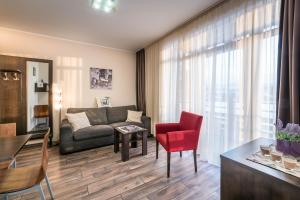 Χώρος καθιστικού στο Apartman Mirka - Hotel Luka