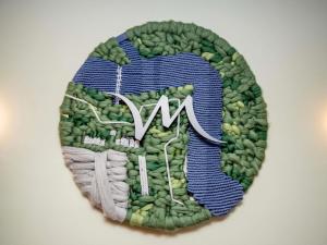 a plate with a picture of the intestines at Mercure Thurrock Stifford Hall in Grays Thurrock +111 photos