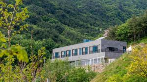 a house on top of a hill at Sara&Forest Pension Mungyeong in Mungyeong