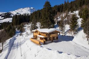 Almhütte Lengau v zime
