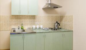 Dapur atau dapur kecil di Virumaa Hostel