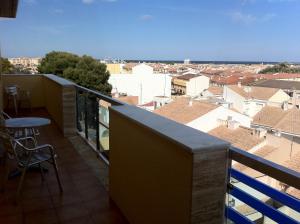 Balcony o terrace sa Aparthotel Bahía