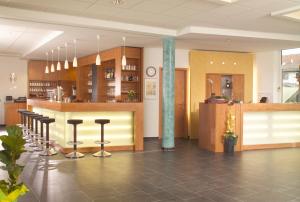 Lounge nebo bar v ubytování Hotel Mainpromenade ***S
