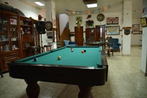 a billiard room with a pool table in it at Casa Estrela de Alva in Seia