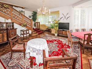 a large living room with a table and chairs at Villa Forestside Villa by Interhome in Planá nad Lužnicí