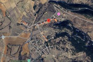 a map showing the site of a wildfire at Bungalow Esqui II Ref 076 in La Virgen de la Vega