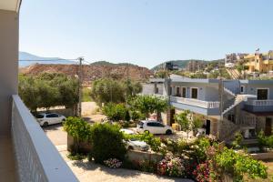 a view from the balcony of a house at Joy & Grace Apartments Ksamil in Ksamil