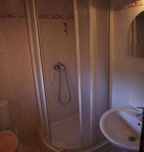 Kúpeľňa v ubytovaní Chalupa Evka