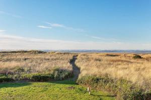a path through a field of tall grass at Hi-Tide Resort Queen Bed Unit 12 in Moclips