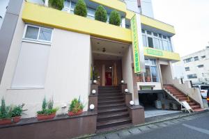 O edifício onde o hotel está situado