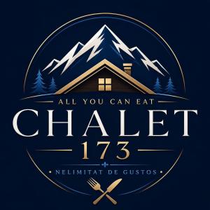 a logo for a chalet with a mountain at Chalet 173 in Gura Humorului