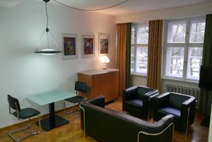 Posezení v ubytování Rooms Bytom